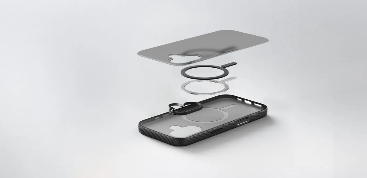 Чохол Belkin для iPhone 17, Magnetic Protective Grip, Black