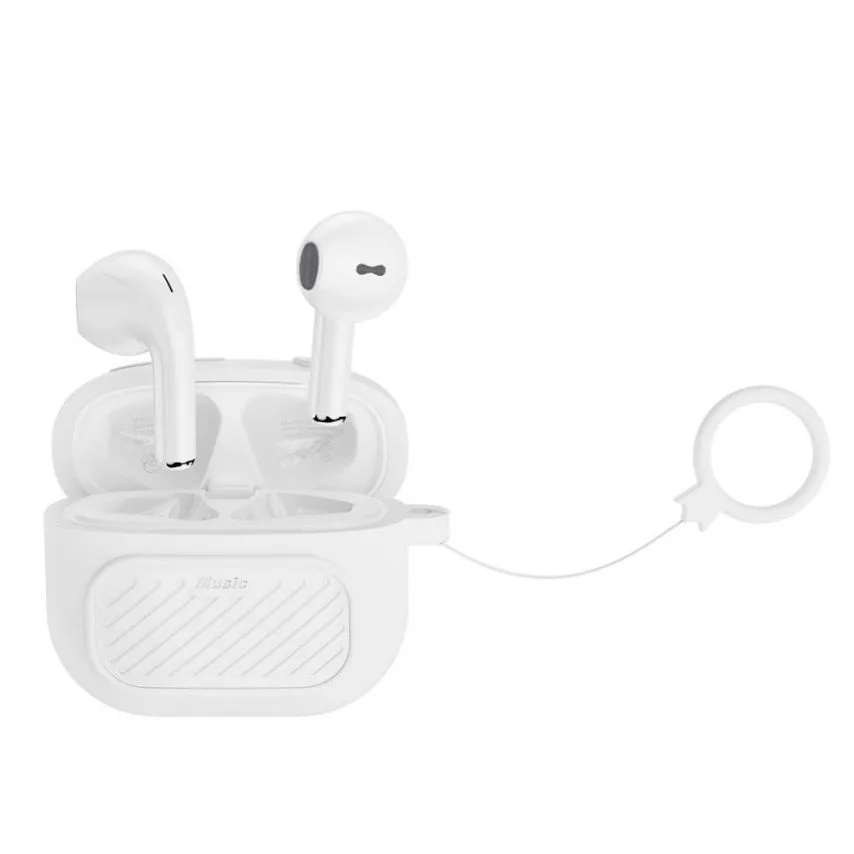Навушники Bluetooth XO Пластикові Вкладиші Білий 300mAh