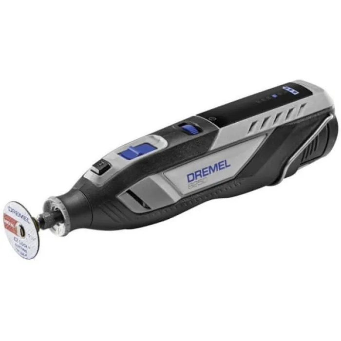 Акумуляторна шліфувально-гравірувальна машина Dremel 8250-5/65 12В 2х2А·год 5000-30000 об/хв з кейсом, вага 0.59 кг.