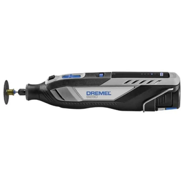 Акумуляторна шліфувально-гравірувальна машина Dremel 8250-5/65 12В 2х2А·год 5000-30000 об/хв з кейсом, вага 0.59 кг.