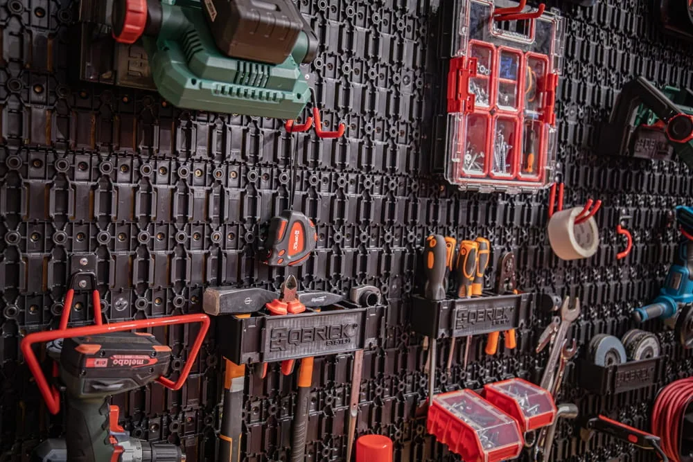 Панель для інструментів Qbrick пластик чорна 515x386x20 мм набір 2 шт
