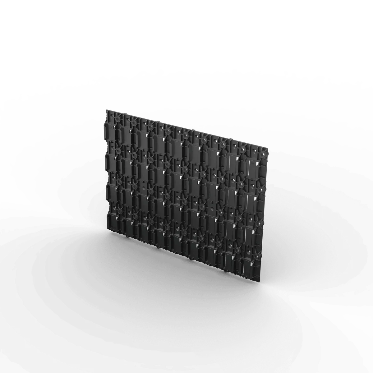 Панель для інструментів Qbrick пластик чорна 515x386x20 мм набір 2 шт