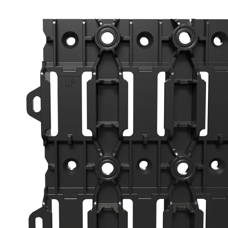 Панель для інструментів Qbrick пластик чорна 515x386x20 мм набір 2 шт