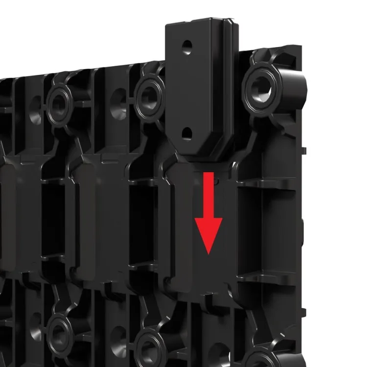 Панель для інструментів Qbrick пластик чорна 515x386x20 мм набір 2 шт