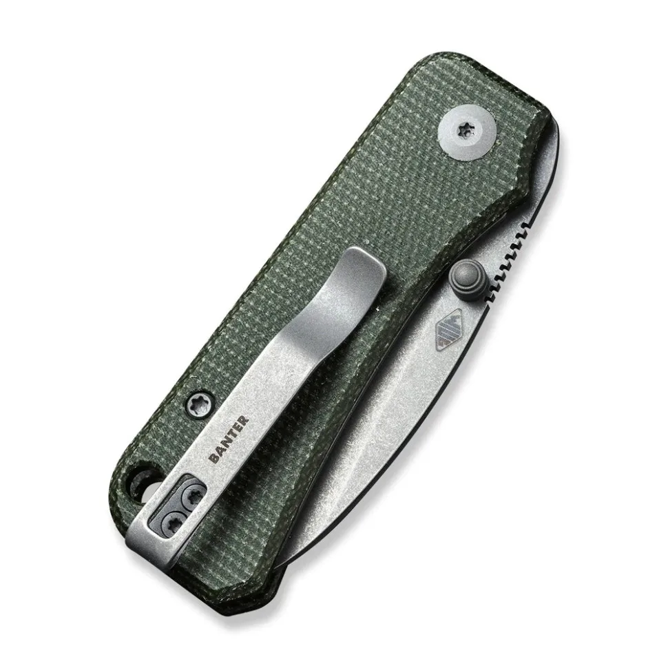 Ніж складаний кишеньковий Civivi Nitro-V 59,4 мм Micarta зелений