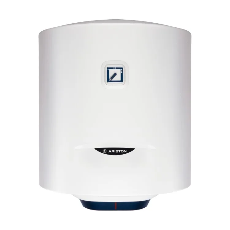 Водонагрівач електричний Ariston круглий BLU1 R PL DRY, 50 літрів, 1,5 кВт, з сухим теном, механічне управління, клас енергоефекти