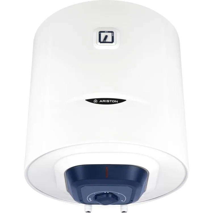 Водонагрівач електричний Ariston круглий BLU1 R PL DRY, 50 літрів, 1,5 кВт, з сухим теном, механічне управління, клас енергоефекти