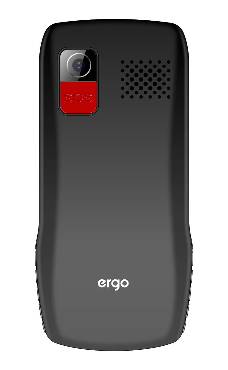Мобільний телефон ERGO пластик 1,77" чорний Dual Sim