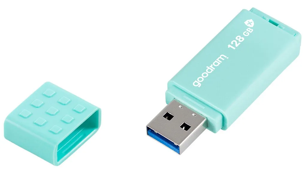 Флешка Goodram 128 ГБ пластикова USB 3 зелена