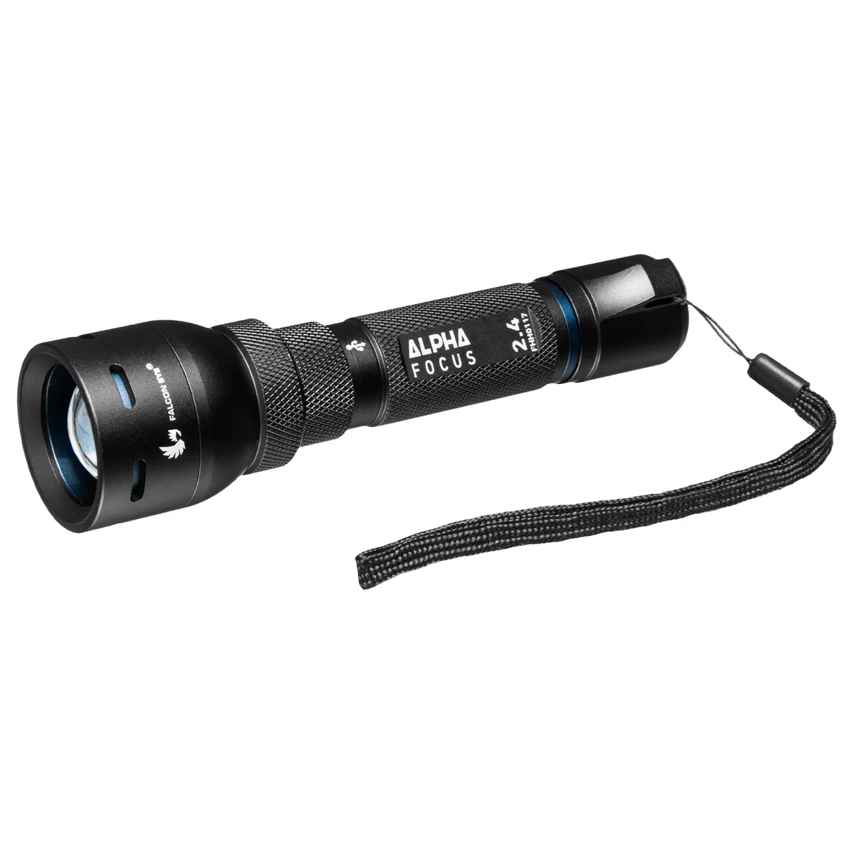 Ліхтар тактичний Falcon Eye алюмінієвий 163х43х43 мм чорний 500 Лм USB Rechargeable