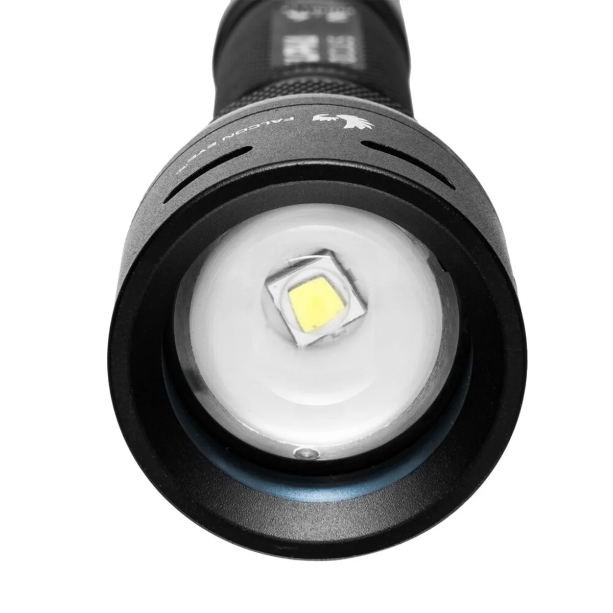 Ліхтар тактичний Falcon Eye алюмінієвий 163х43х43 мм чорний 500 Лм USB Rechargeable