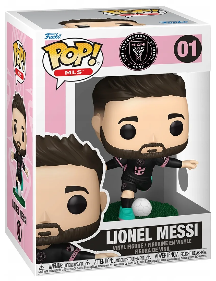 Фигурка Funko POP Футбол: Интер Майами - Лионель Месси (Гостевая)