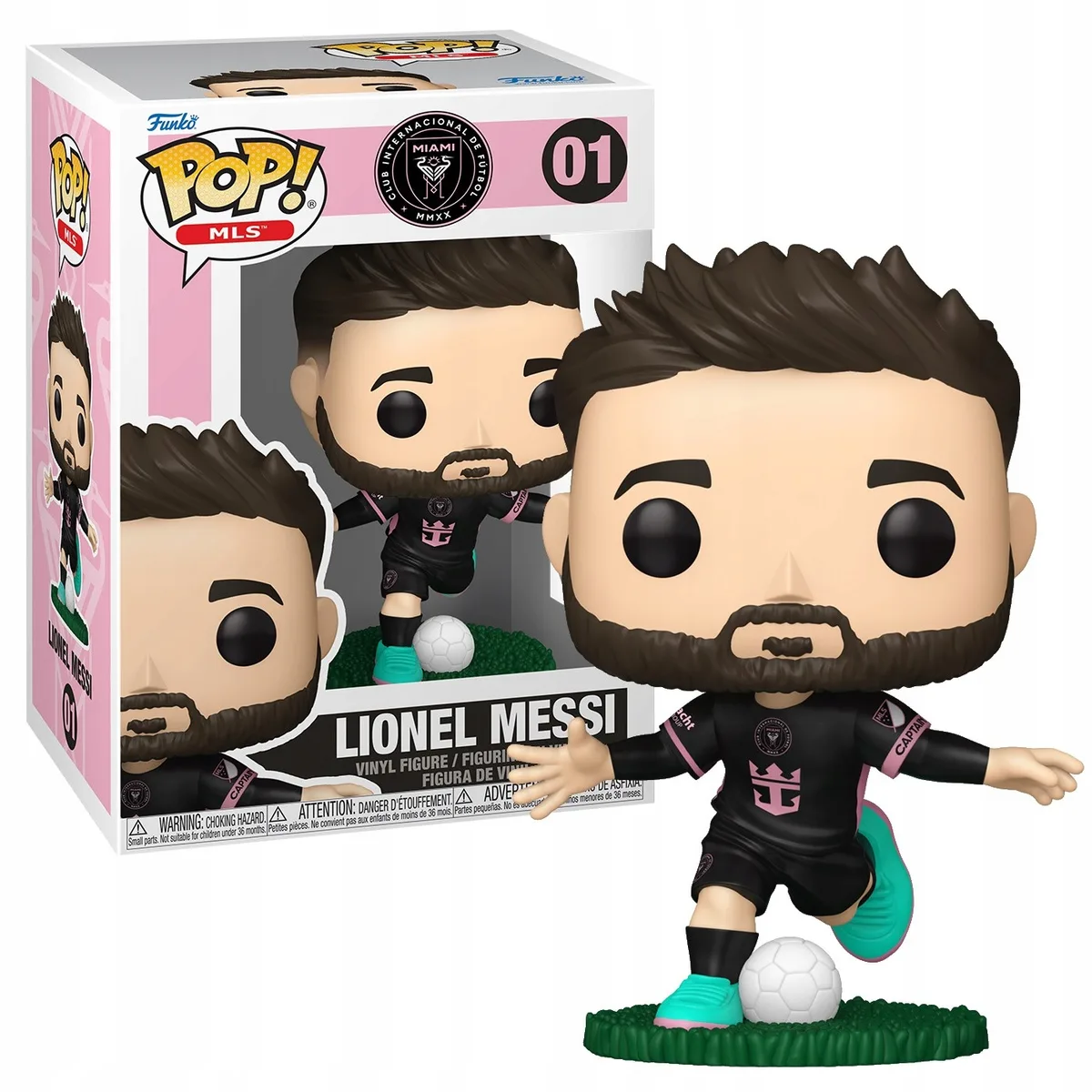 Фигурка Funko POP Футбол: Интер Майами - Лионель Месси (Гостевая)