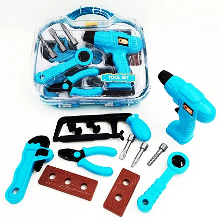 Дитячий ігровий набір інструментів у валізі Пластик 30х20х10 см Різнокольоровий