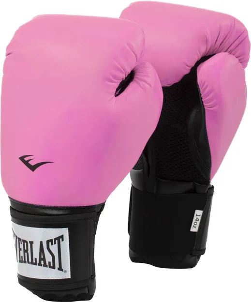 Боксерські рукавиці Everlast 100% поліуретан 8 унцій рожеві