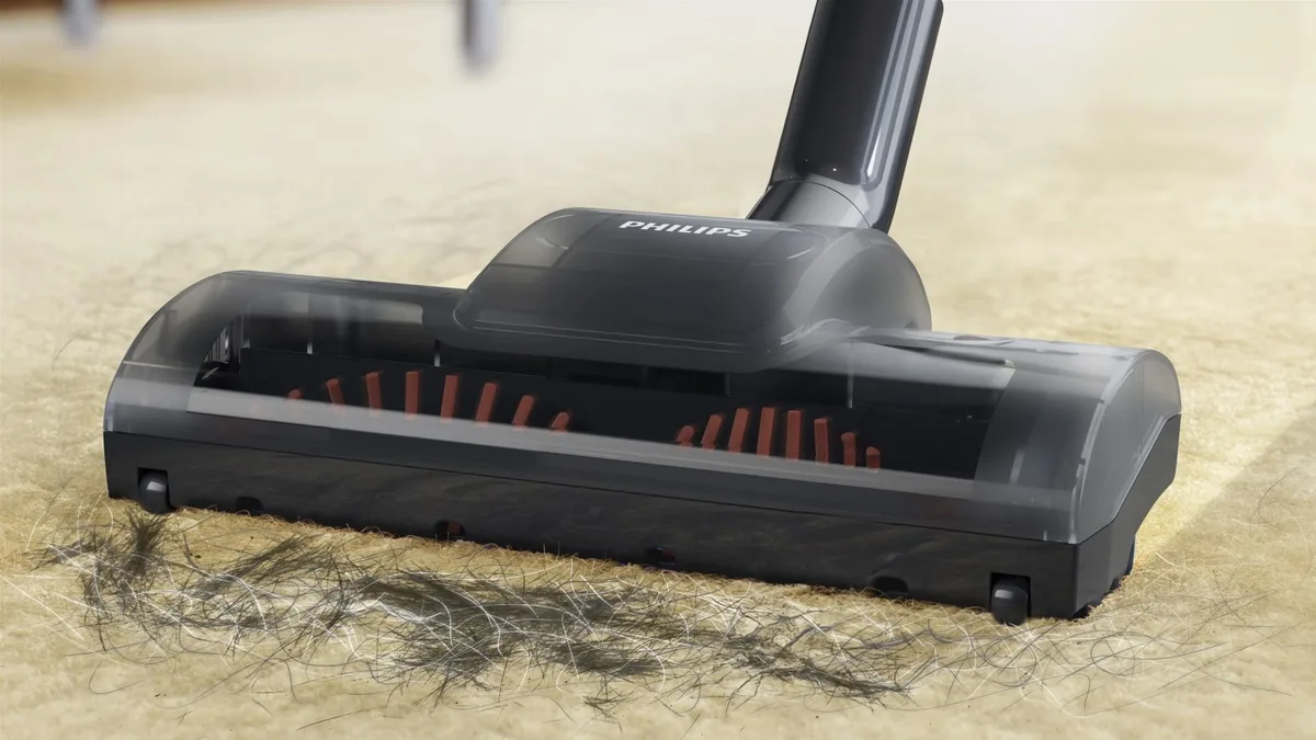 Пилосос Philips мішкового типу Series 8000, 900 Вт, об'єм контейнера 4 л, фільтр HEPA 13, чорний.