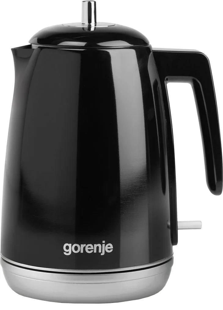 Електрочайник Gorenje 1,7 л Пластик Метал Чорний
