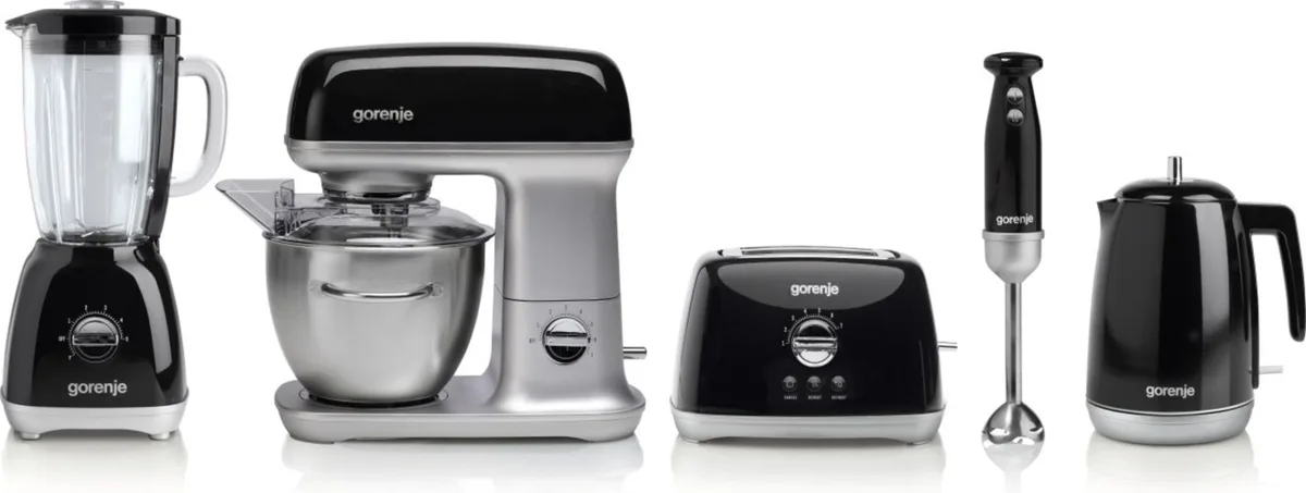 Електрочайник Gorenje 1,7 л Пластик Метал Чорний