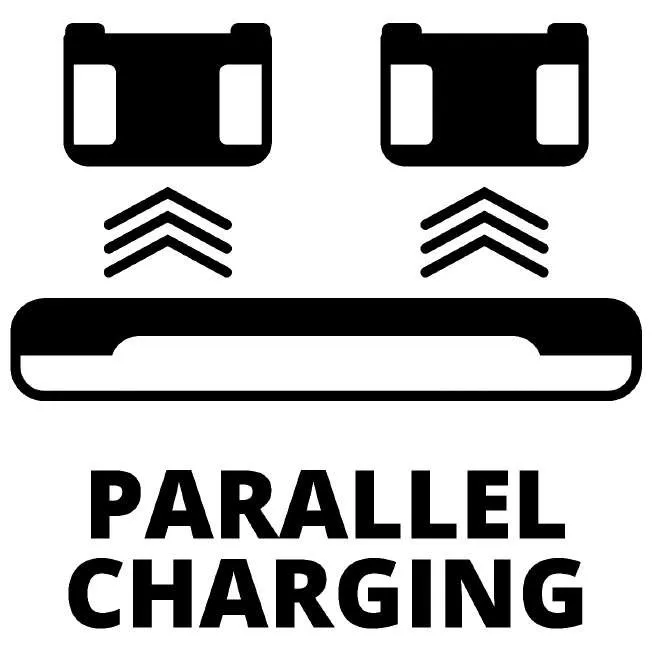 Комплект акумуляторів і зарядного пристрою Einhell Twincharger PXC 2x18В 2x4.0А·год