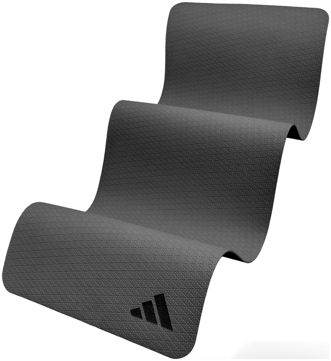Килимок для йоги Adidas EVA 173х61х0,4 см Чорний