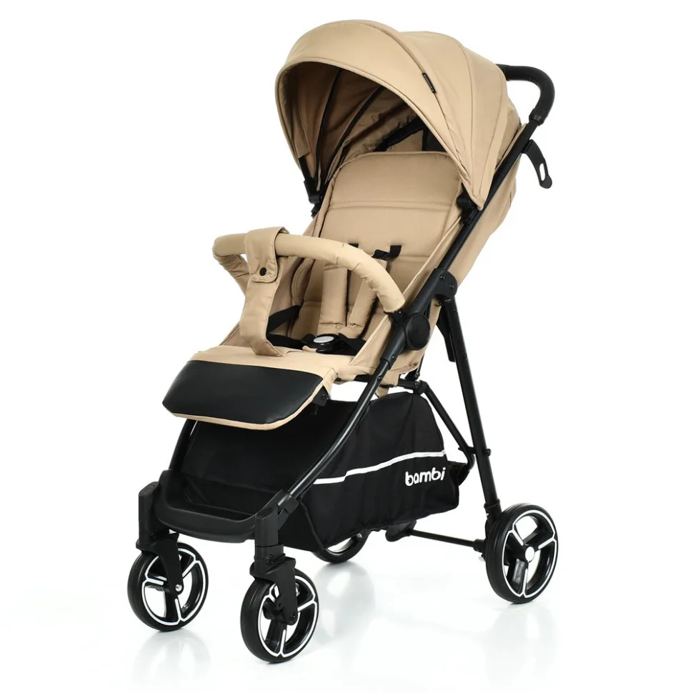 Коляска Bambi сталь 83х51х105 см бежевий