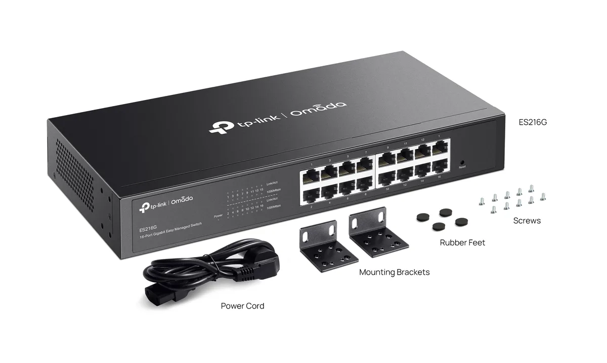 Комутатор TP-LINK ES216G  16xGE, WebSmart