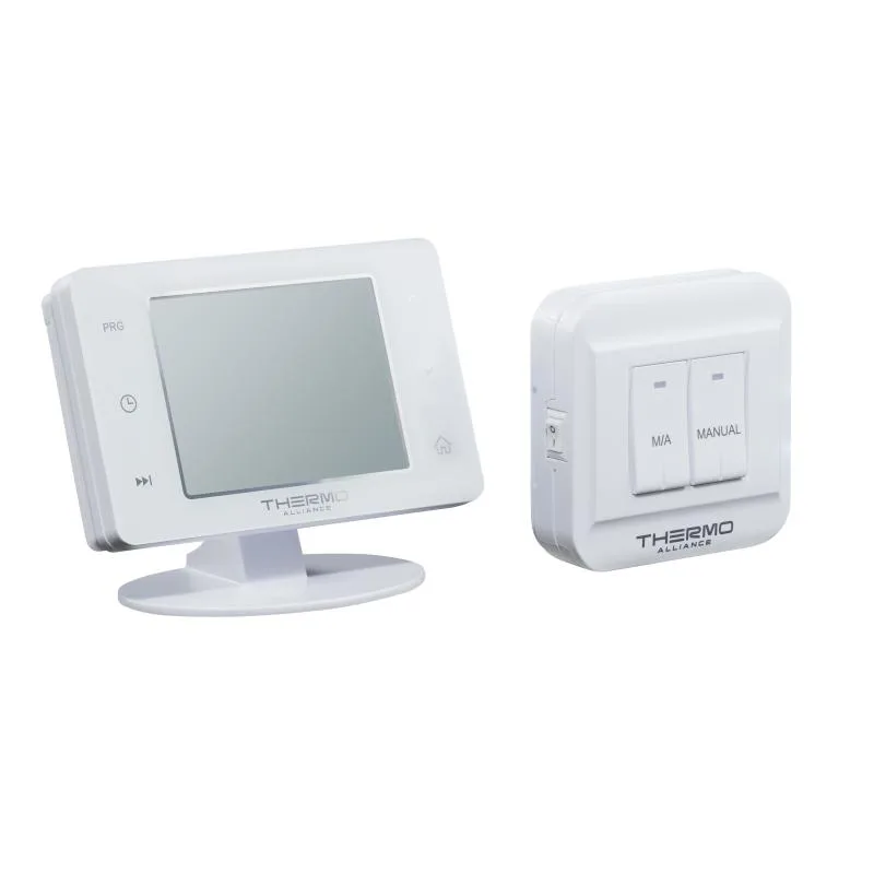 Неделя термостат Thermo Alliance ТА-2701Wi-Fi RF сенсорный беспроводной 80х150х100 мм ABS