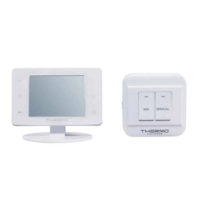 Неделя термостат Thermo Alliance ТА-2701Wi-Fi RF сенсорный беспроводной 80х150х100 мм ABS