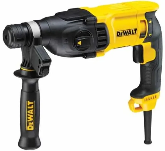 Перфоратор DeWalt SDS-Plus 800 Вт, 2.6 Дж, 0-5500 уд/хв, 0-1500 об/хв, 3 режими, у комплекті кейс, вага 2.6 кг.