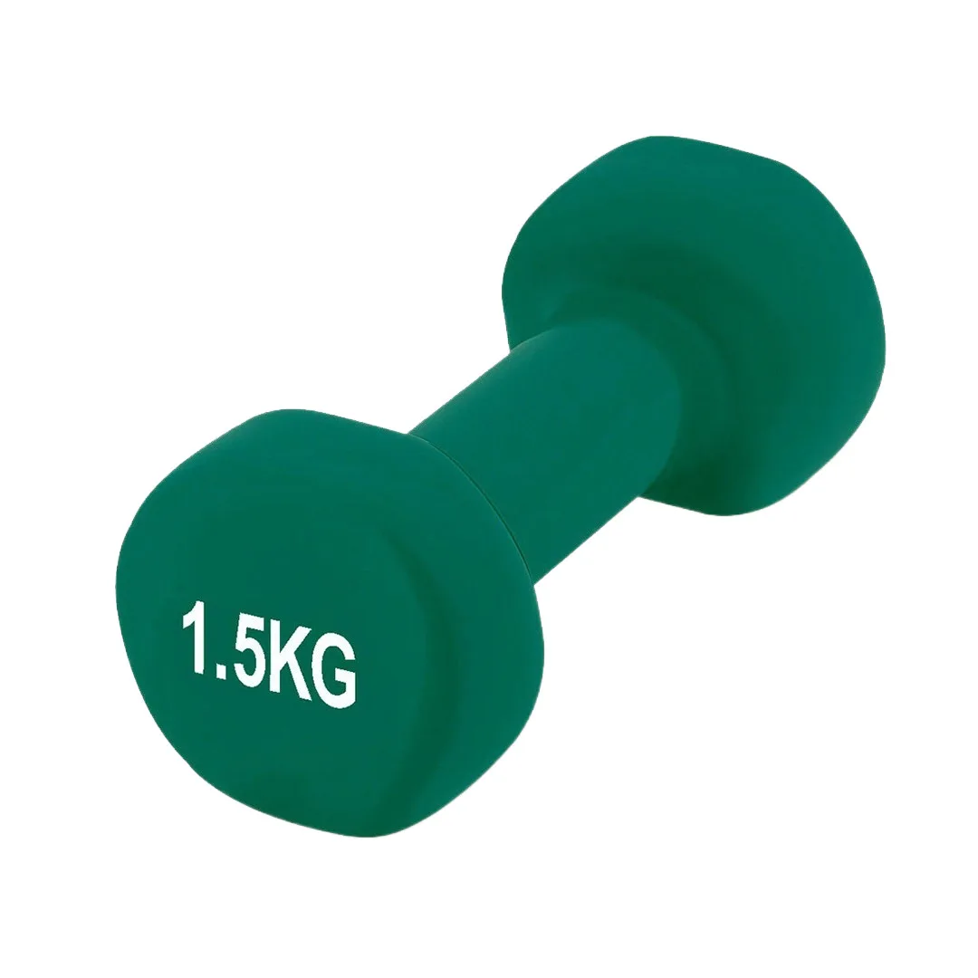Гантель вінілова Active Point 1,5 кг зелена