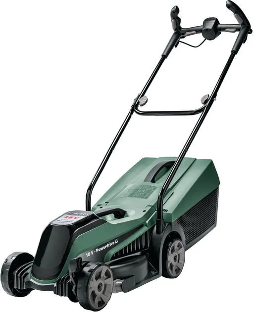 Акумуляторна газонокосарка Bosch CityMower 18V-32-300: 18В, 1х4А·год, ширина косіння 34 см, об'єм травозбірника 31 л, висота різу