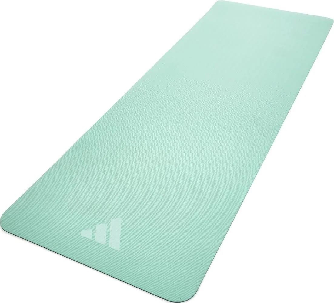 Килимок для йоги Adidas EVA 176х61 см ментоловий сірий 6 мм