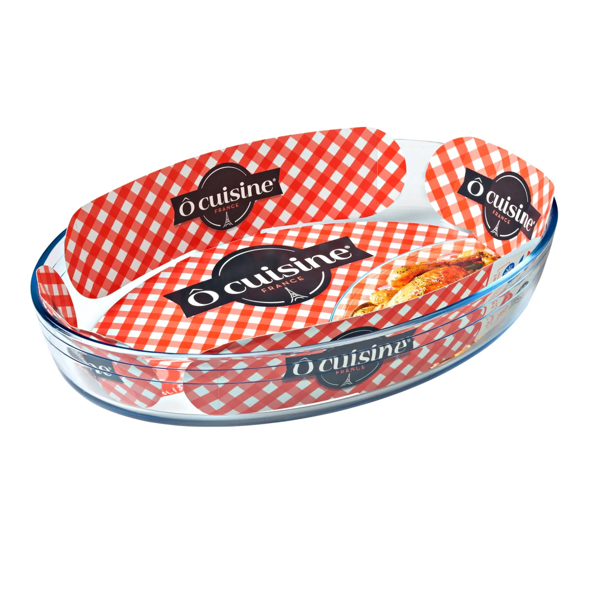 Форма O CUISINE боросилікатне скло овальна 30х21х6 см