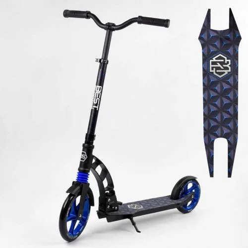 Самокат двухколесный Best Scooter с PU колесами 23 см для детей и подростков скейтборд для активного отдыха
