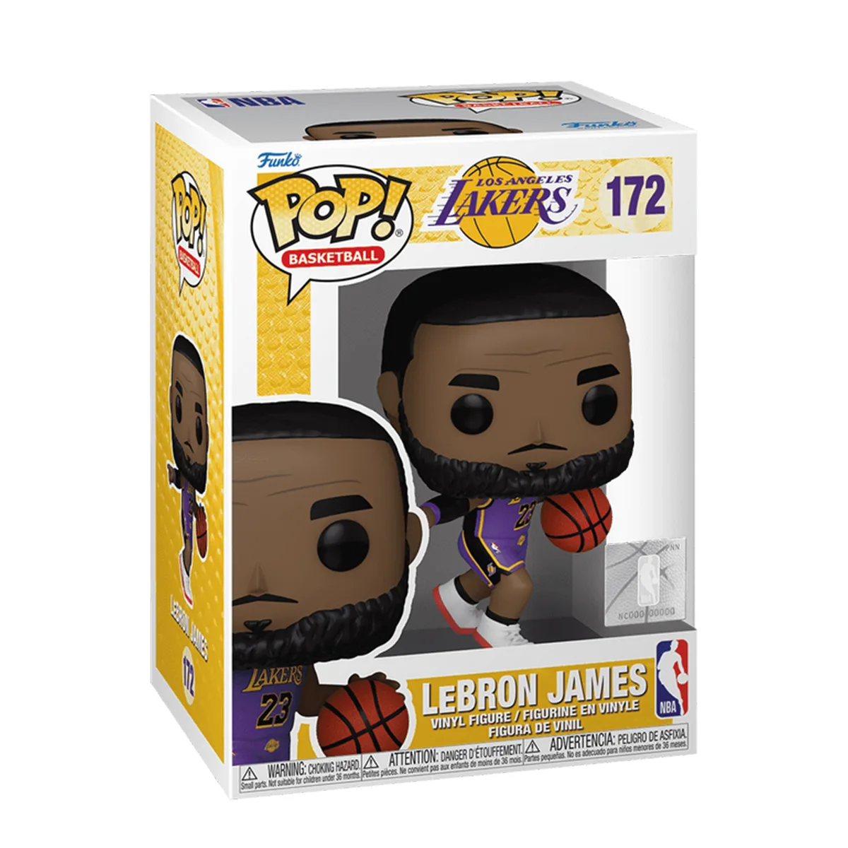 Ігрова фігурка Funko POP! вініл 9,6 см Леброн Джеймс NBA Los Angeles Lakers