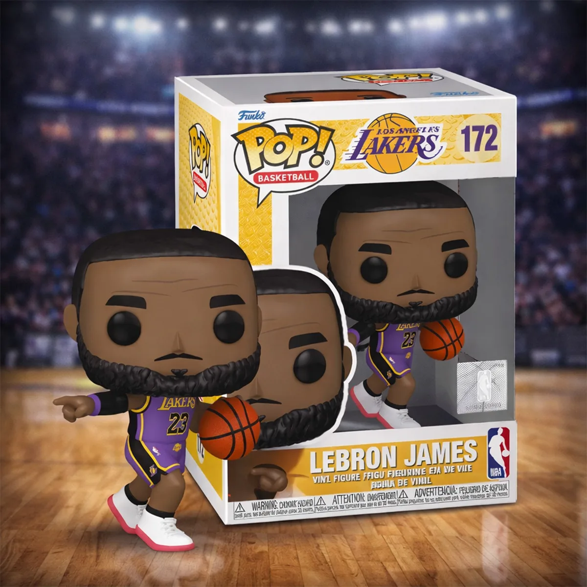 Ігрова фігурка Funko POP! вініл 9,6 см Леброн Джеймс NBA Los Angeles Lakers