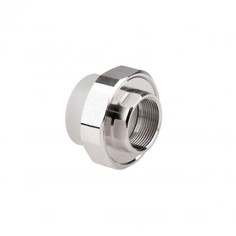 Згін Американка 50х1 1/2" ВР PPR Латунь Сірий