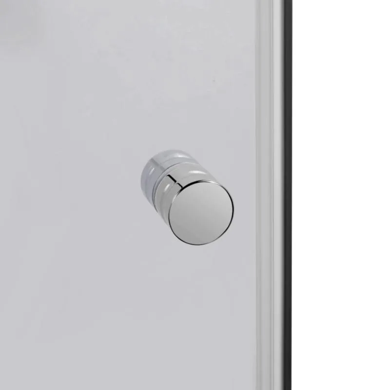 Душова кабіна полукругла Lidz Latwa SC90x90 темне тоноване скло акриловий піддон 90х90 см