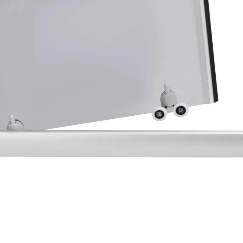 Душова кабіна полукругла Lidz Latwa SC90x90 темне тоноване скло акриловий піддон 90х90 см