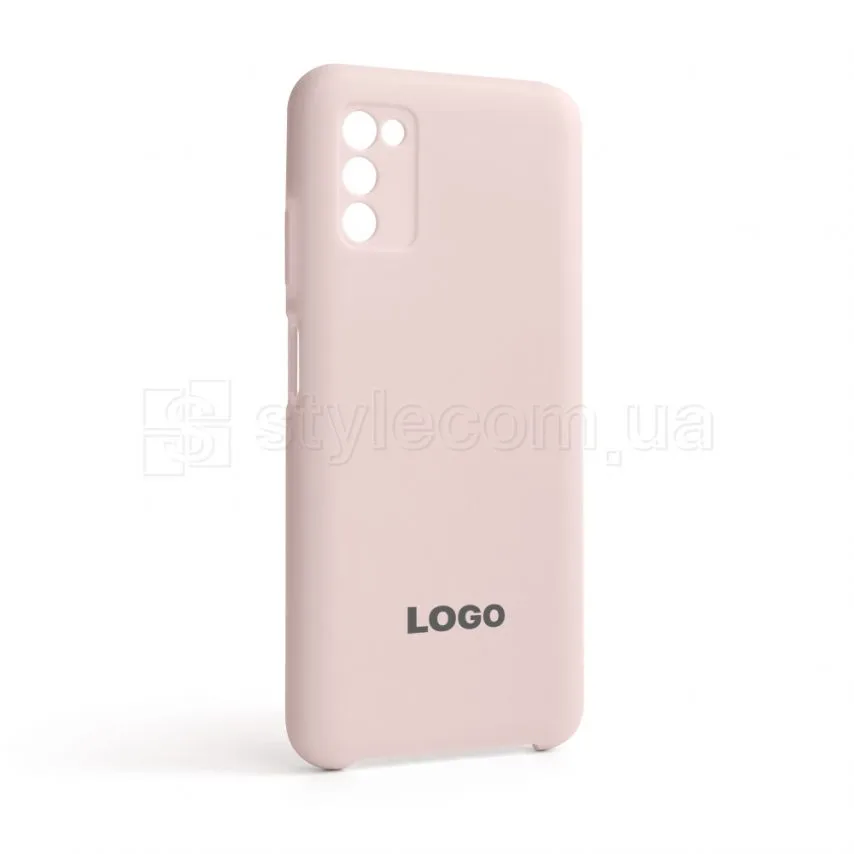 Чохол Silicone Case Samsung силіконовий бежевий для Galaxy A03s/A037