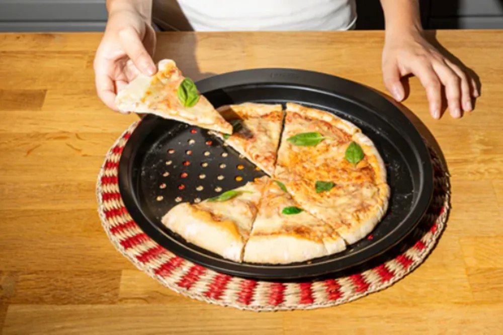 Форма для пиццы Pyrex углеродная сталь 31 см черная