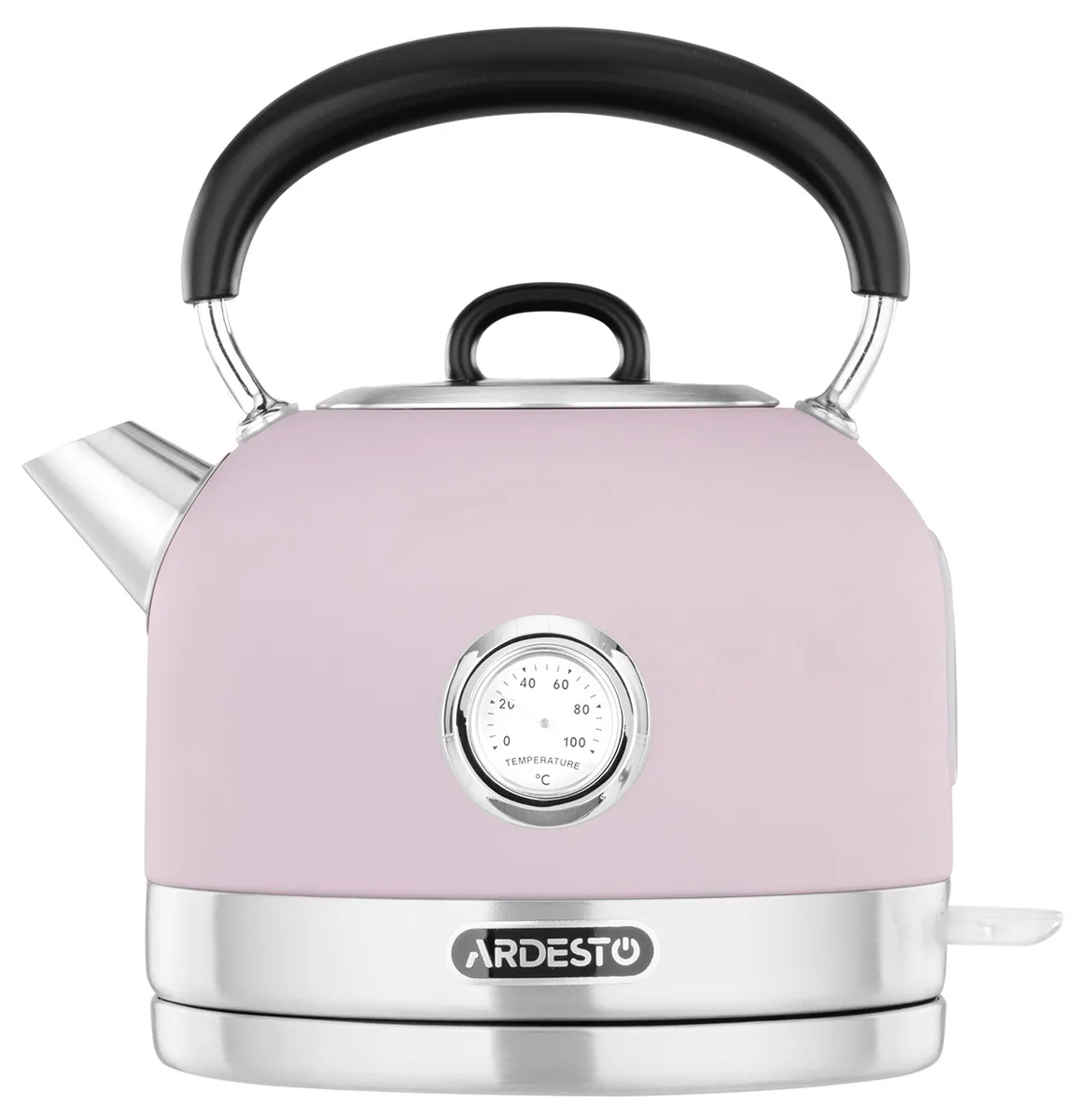 Електричний чайник ARDESTO Lilac Dream, 1.7л, металевий, матовий, Otter, фіолетовий.