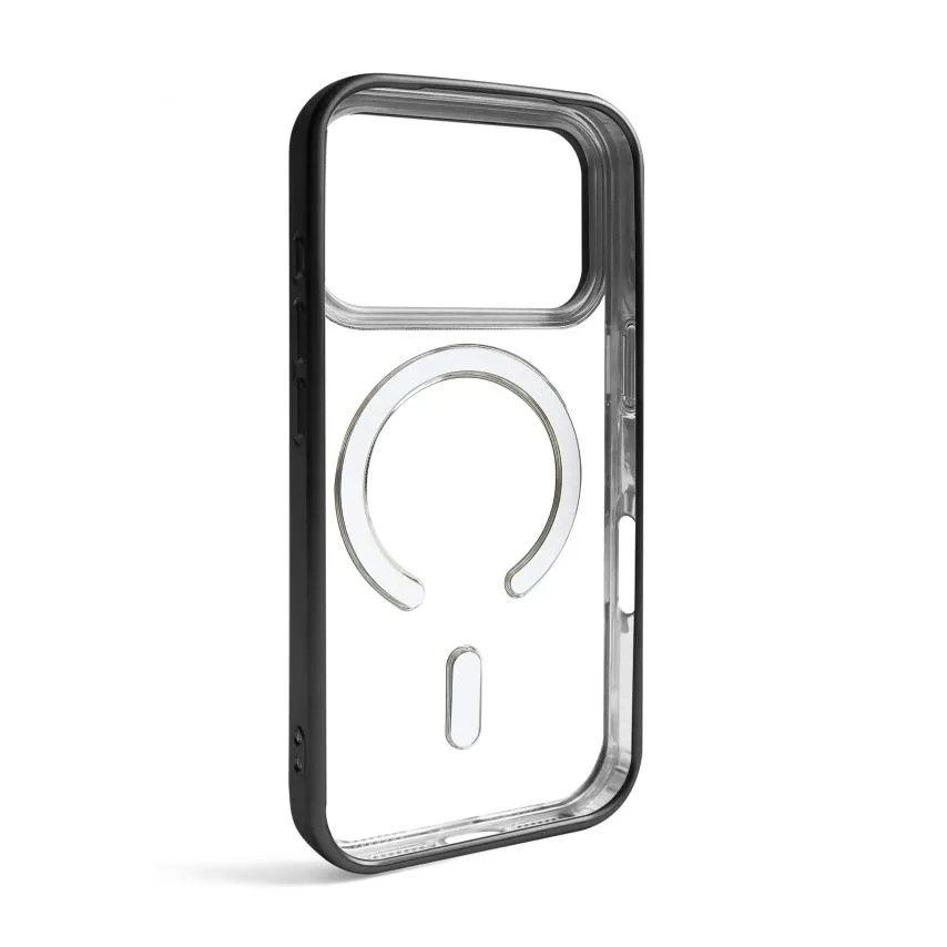 Чохол MagSafe для iPhone 17 Pro пластик силікон чорний матовий