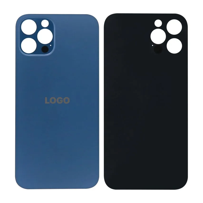Задня кришка Apple iPhone 12 Pro Original Quality  великий виріз під камеру синя