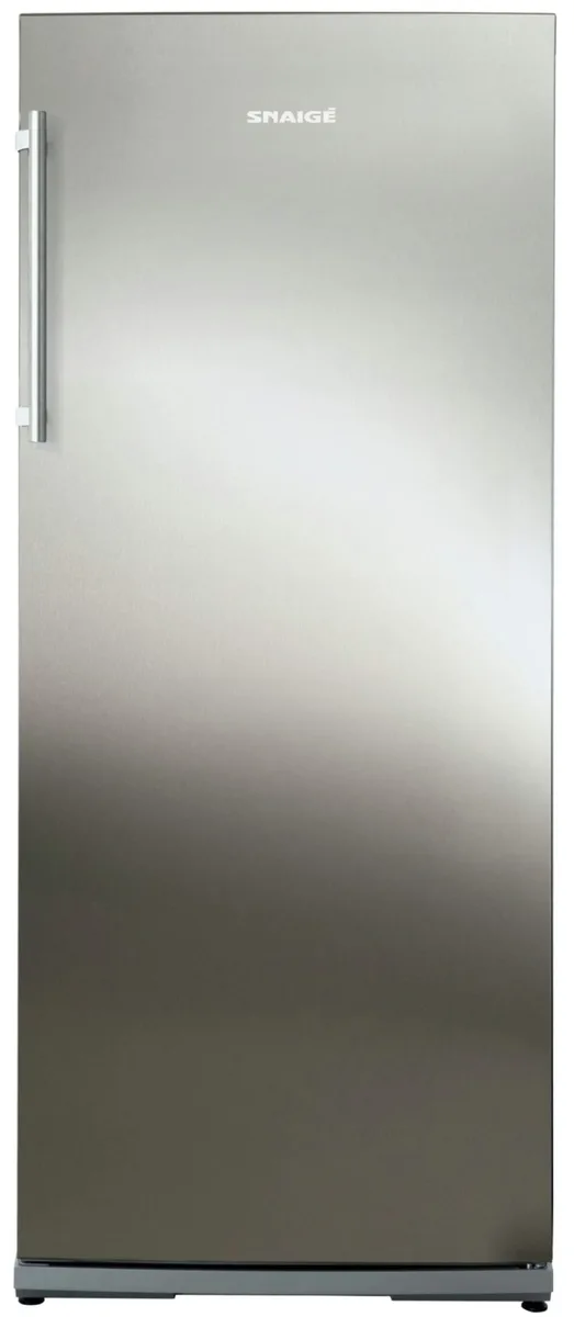 Холодильна камера Snaige, 145x60x65 см, об'єм 270 л, однодверна, клас енергоефективності A++, ST, нержавіюча сталь.