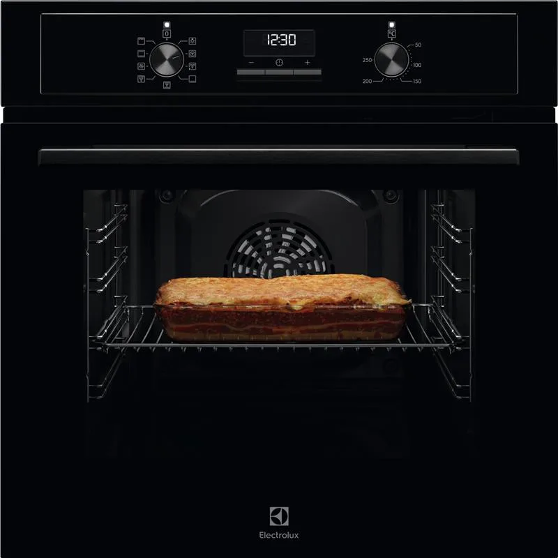 Духова шафа Electrolux електрична 65л конвекційна чорна для приготування їжі гриль та випічки