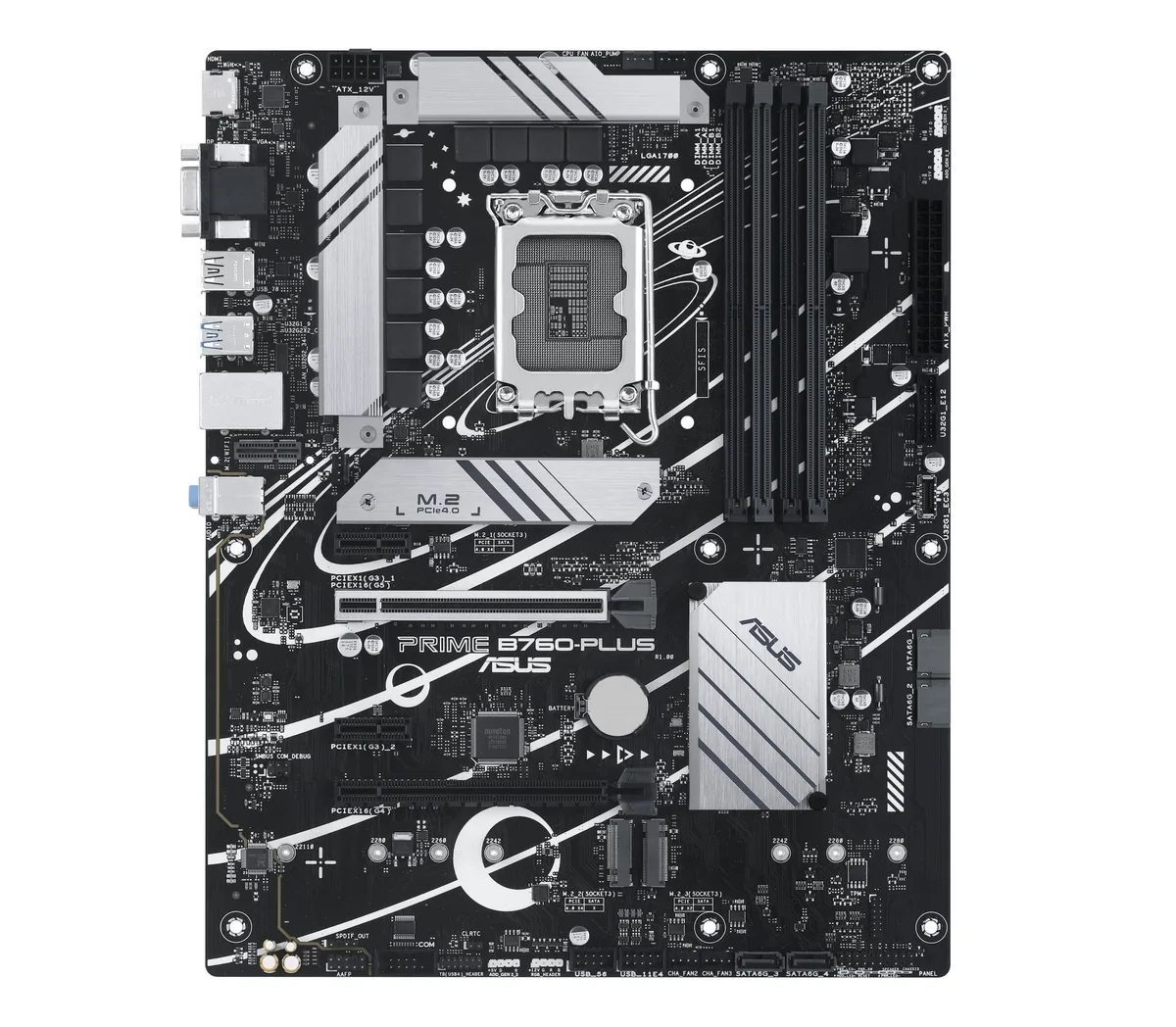 Материнская плата ASUS PRIME B760-PLUS s1700 B760 4xDDR5 M.2 HDMI D-Sub DP ATX
