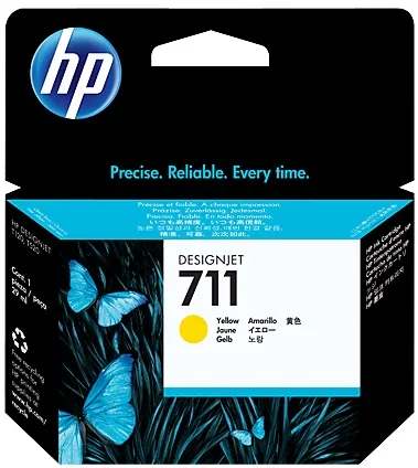 Картридж струменевий HP 711 DesignJet T120/T125/T130/T520 Yellow