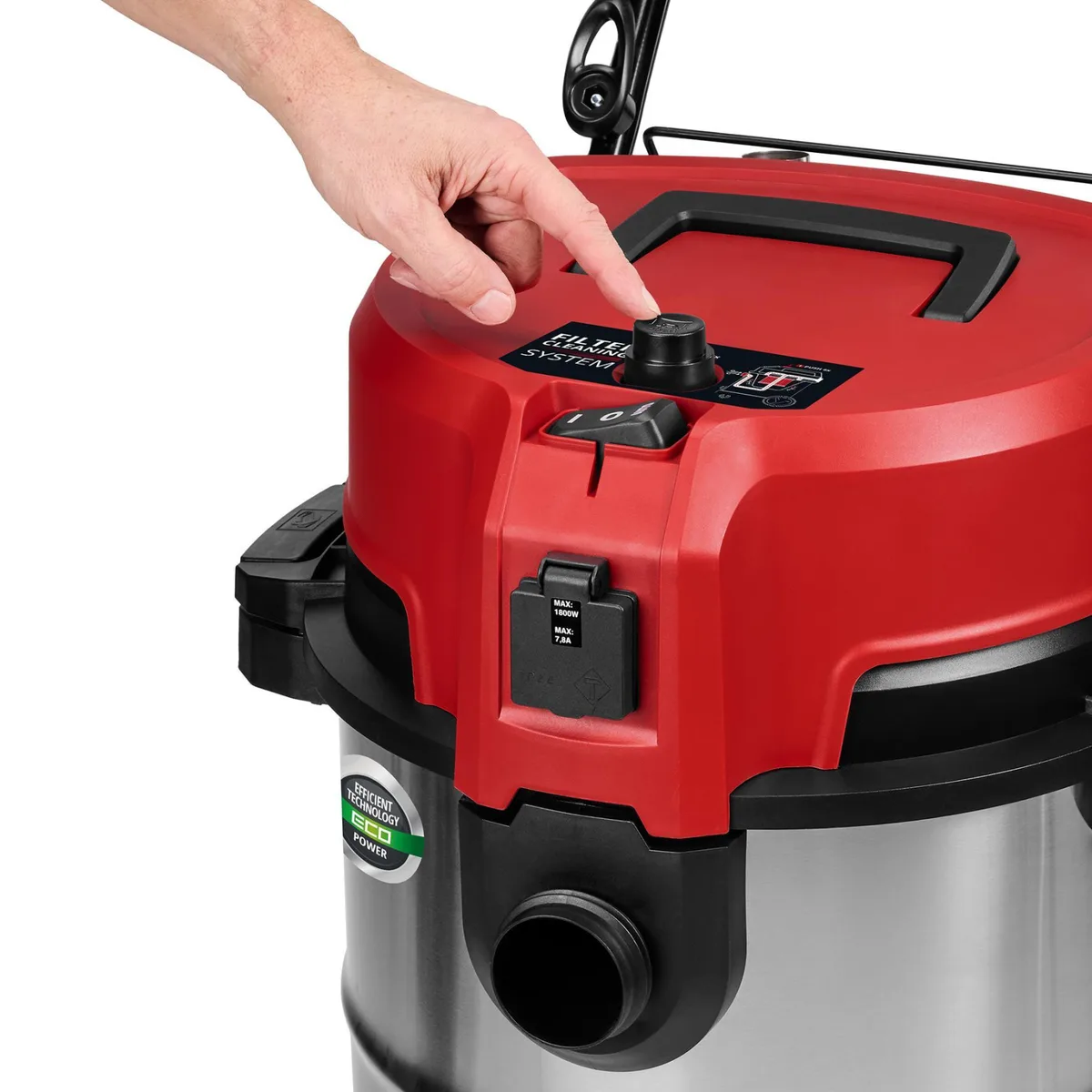 Професійний пилосос Einhell TE-VC 5090 SACL, 1300 Вт, 230 мБар, об'єм 50 л, вага 13 кг.