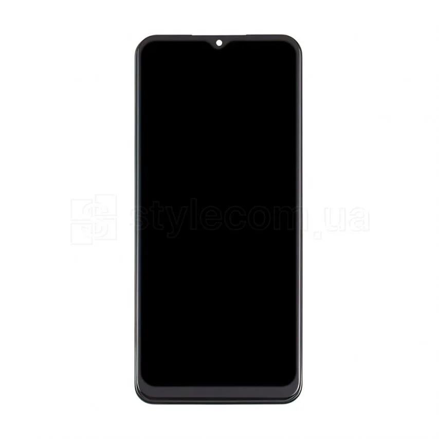 Дисплей Samsung LCD 6,4 дюйми чорний з сенсорним екраном та рамкою Service Original